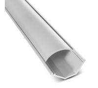 Maclean Bande de masquage pour canal de câble MCTV-575 1,5 m blanc avec ruban adhésif (43×23 mm)
