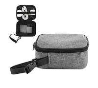 Organiseur de câbles de voyage, étui de transport pour accessoires électroniques, sac de rangement étanche à double couche, design multifonctionnel, rangement simplifié, 13 x 7 x 17,5 cm, pour voyage