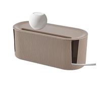 Organiseur de câbles - Mallette de gestion de câbles, organiseur de prises, rangement de prises, cache multiprise, boîte de gestion des câbles pour salon, chambre à coucher, salle de réunion