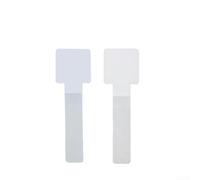 Organiseur de câbles réglable en nylon avec clips réutilisables pour une utilisation sous le bureau pour gérer et organiser efficacement les câbles à la maison ou au bureau (blanc)