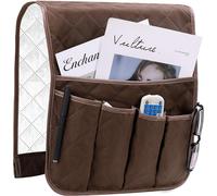 Organiseur de canapé 5 poches pour accessoires TV ¿ Solution de rangement durable pour accoudoirs