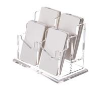 Organiseur de cartes de visite - Présentoir de cartes de visite pour bureau | Support de bureau multi-fentes pour bureaux, zones de réception, espaces d'exposition à domicile, espaces de réunion