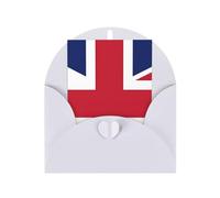 Organiseur de cartes de vœux avec drapeau du Royaume-Uni - Vierge à l'intérieur - Cartes d'anniversaire - Carte d'invitation