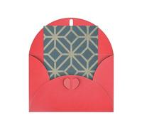Organiseur de cartes de vœux avec motif corail - Intérieur vierge - Pour cartes d'anniversaire ou d'invitation