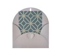 Organiseur de cartes de vœux avec motif corail - Intérieur vierge - Pour cartes d'anniversaire ou d'invitation