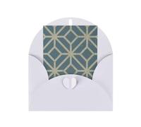 Organiseur de cartes de vœux avec motif corail - Intérieur vierge - Pour cartes d'anniversaire ou d'invitation