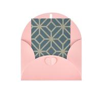 Organiseur de cartes de vœux avec motif corail - Intérieur vierge - Pour cartes d'anniversaire ou d'invitation