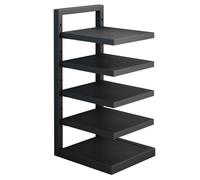 Organiseur de casseroles 5 Niveaux réglables et Robustes pour Armoire, Plusieurs Modes d'utilisation, Support de casseroles et poêles pour comptoir de Cuisine et Armoire,Noir,5