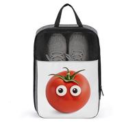 Organiseur de chaussures avec poignée - Sac de voyage portable - Sac de rangement pour chaussures de voyage « I Love You from My Head » - Sacs à chaussures imprimés tomates pour homme et femme - Style