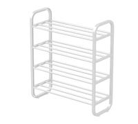 Organiseur de chaussures pour petit espace, étagère de rangement à chaussures à 4 couches pour entrée | Grand support pour entrée, garage, couloir