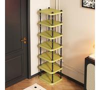 Organiseur de chaussures - Rangement vertical en plastique 2 à 7 niveaux pour chaussures et sacs - Économie d'espace et design élégant