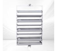 Organiseur de chaussures rotatif avec support caché pour entrée et couloir, armoire de rangement peu encombrante pour maximiser l'espace et désencombrer votre maison, idéal pour les petits espaces