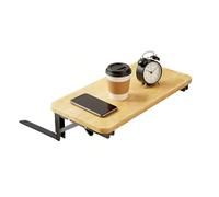 Organiseur de chevet - Rangement suspendu de 30 cm | Bureau de nuit multifonction - Métal en bois antidérapant pour dortoir, appartement, hôtel, chambre d'étudiant, résidence