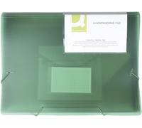 Organiseur De Classeur Avec Élastique / 6 Compartiments/Intercalaires/Pochettes/Pp/Porte-Documents A4 / Vert Transparent/Avec Compartiments Avec Index Et Index