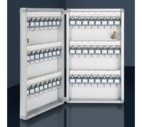 Organiseur de clés - Armoire murale à 48 clés en métal pour une gestion sécurisée - Idéal pour les écoles, les agents immobiliers et les bureaux - Rangement durable pour un accès et une organisation