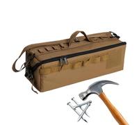 Organiseur de coffre avec bandoulière - 41 x 14 x 14 cm | Sac de rangement de camping résistant à l'usure | Sac de rangement étanche multifonction pour le camping le pique-nique