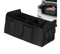 Organiseur de coffre compact | Sac de rangement pliable parfait imperméable pour le coffre de voiture | Organiseur de coffre pour toutes les voitures, SUV, camions
