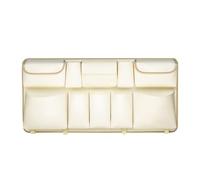 Organiseur de coffre de voiture à plusieurs couches en cuir, facile à transporter pour la famille, les voyageurs, les activités de plein air