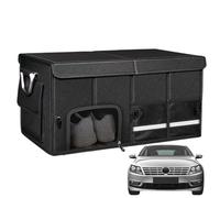 Organiseur de coffre de voiture - Boîte de rangement pliable de grande capacité | Plusieurs compartiments d'organisation et de rangement pour voiture, SUV, camping-car, camion, berline, cargo, courses