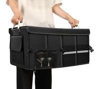 Organiseur de coffre de voiture SUV | Pliable de grande capacité multi-compartiments | Organiseur de rangement de voiture - Pour camion, van, voyage, camping, pique-nique, voyage en famille, collation