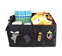 Organiseur de coffre pliable à plusieurs compartiments - Organiseur de coffre pour SUV - Pour camion, SUV, camionnette, route, voyage, camping, pique-nique, long trajet, excursion en famille