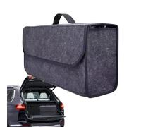 Organiseur De Coffre Pour SUV - Grand Organiseur De Voiture Pliable, Boîte De Rangement En Feutre Avec Poignée | Organisateur De Coffre Pliable Pour Les Voyages En Voiture, La Conduite En Plein Air, L