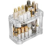 Organiseur de comptoir pour cosmétiques, porte-articles de toilette pour salle de bain | Étagère de rangement à 2 niveaux pour salle de douche - Étagère d'organisation pour paire