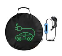 Organiseur de cordon de charge EV - Porte-câbles compact, pochette de chargeur haute capacité | Sac de rangement robuste avec compartiments intérieurs, kit de réparation de pompe à air, coffre de