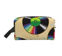Organiseur de cosmétiques Grande capacité pour disques vinyles, Trousse de Maquillage de Voyage pour Femme