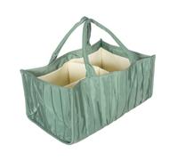 Organiseur de Couches pour Bébé Pliable, Paquet Maman Léger, Voyage | Vert Clair, Coton et Polyester, Grosse Capacité, Support Confort Épaule