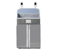 Organiseur de couches pour table à langer - Sac suspendu multi-usage, tissu durable, séparateurs réglables, organisation facile des couches et lingettes | Crib Playard Nursery Commander des accessoire