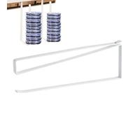 Organiseur de couvercle de tasse - Installation sous l'armoire - Support pour économiser de l'espace - Organiseur horizontal pour couvercle de gobelet | Serviette de réfrigérateur, placard de cuisine