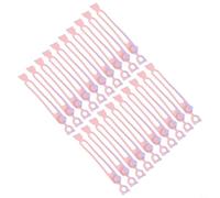 Organiseur de cravates en silicone pour gérer efficacement une variété de câbles à la maison ou au travail (dégradé rose violet)