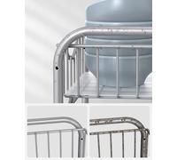 Organiseur De Cuisine Lot De 2 Acier Empilable Argent Argent