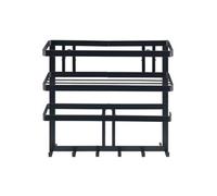 Wenko - Organiseur de cuisine mural - Noir Noir G