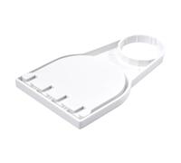 Organiseur de détergent à linge, adoucissant et récupérateur d'égouttement, pliable, compact et léger, plateau d'égouttement pour salle de bain, 8,6 x 8,9 x 15 cm