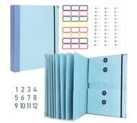 Organiseur de documents avec inscription « If I Die Binder » - Classeur d'urgence pour la vie - Dossier extensible pour conserver des certificats, des lettres, des passeports, des documents importants
