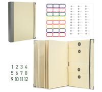 Organiseur de documents avec inscription « If I Die Binder » - Classeur d'urgence pour la vie - Dossier extensible pour conserver des certificats, des lettres, des passeports, des documents importants