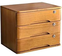 Organiseur de documents avec tiroirs verrouillables - Armoire de rangement de fichiers A4, 2 tiroirs, fournitures de bureau pour la maison et le bureau