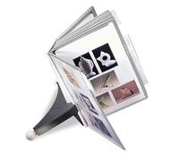 Organiseur De Documents De Référence Pour Bureau, Présentoir De Catalogues, 20 Pochettes De Présentation Recto-verso, Kit Pupitre Présentoir Table Design, Format Lettre