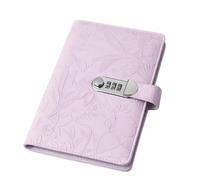 Organiseur de documents en cuir avec combinaison pour documents financiers et factures de mots de passe