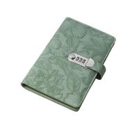Organiseur de documents en cuir avec combinaison pour documents financiers et factures de mots de passe