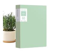 Organiseur de documents en livre 60 Pochettes Multicouches Protège-Feuilles | Porte-Documents Contrats Dossier Rangement Pour École ureau Université Bibliothèque Studio Vert