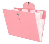 Organiseur de documents portable pour la maison, le bureau et l'école. Fabriqué en polypropylène durable, il est robuste et son extérieur