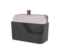 Rotho MyPaper Inbox My Paper Plus Organiseur de documents en plastique PP sans BPA Noir 36,4 x 16,8 x 31,7 cm