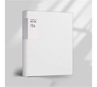 Organiseur de documents - Tableau à clip - Bloc d'écriture - Dossier de 100 pages - Classeur multifonction A4 - Organisateur de documents de grande capacité - Lot de 5 (couleur : blanc)