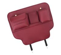 Organiseur de dossier de siège de véhicule, support en cuir synthétique, sac d'organisation de dossier de siège et tapis de marchepied, pour boissons, jouets, bouteille d'eau, parapluie, trajets en