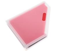Organiseur de Dossiers Accordéon Vertical Blanc PP à Pages Colorées | Format à Bouche Oblique, Structure Extensible à Plusieurs Couches, pour Factures et Contrats, Bureau ou Classe