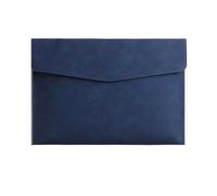 Organiseur de dossiers, Pochette à documents en cuir A4 33x24,2 cm Multicolore(Blue)