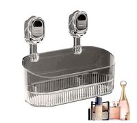 Organiseur de douche à ventouse | Boîte de rangement puissante sans perçage, drain inférieur sans perçage, étagère murale d'angle pour cuisine, salle de bain, douche intérieure